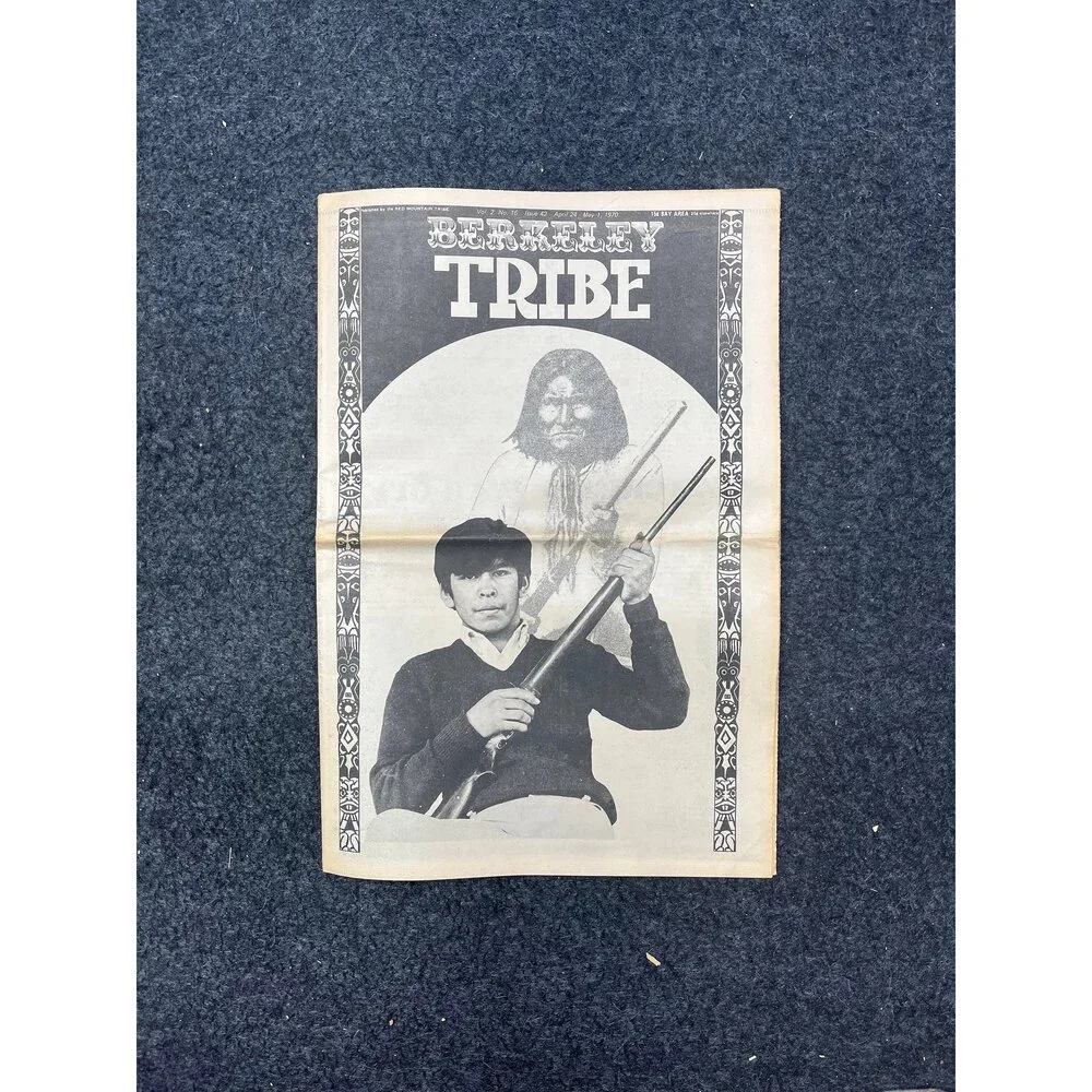 1970s Native American Berkeley Tribe CounterCulture, Black Panther Party, Under